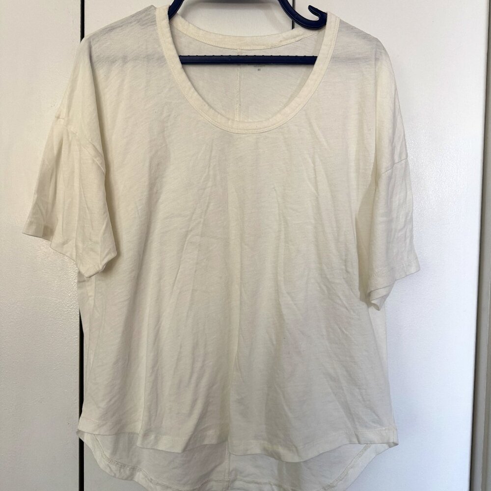 Athleta white oversized tshirt